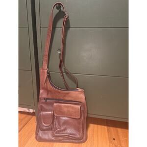 Vintage Leather Crossbody Purse